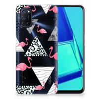 OPPO A52 | A72 | TPU Hoesje | Flamingo Triangle