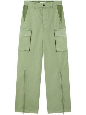 Stella McCartney pantalon droit à poches cargo - Vert