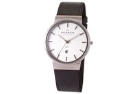 Horlogeband Skagen 351XLSLBCM Leder Zwart - thumbnail