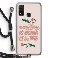 Optimistic flower girl: Huawei P Smart (2020) Transparant Hoesje met koord