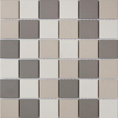Mozaïek tegels Dover Mix Light 5x5 Anti-slip 30,6x30,6 - Vierkant Wand en vloer Ongeglazuurd porseleinen steengoed