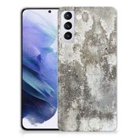 Samsung Galaxy S21 Plus TPU Siliconen Hoesje Beton Print - thumbnail