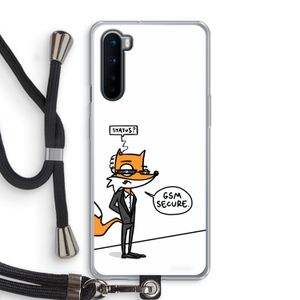 GSM secure: OnePlus Nord Transparant Hoesje met koord