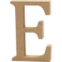 Creotime houten letter E 8 cm