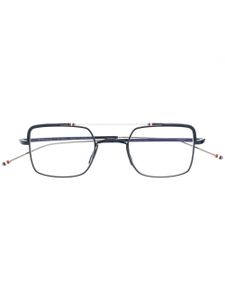 Thom Browne Eyewear lunettes de vue à monture carrée - Bleu