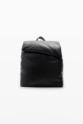 Gewatteerde leren rugzak S - BLACK - U Gewatteerde leren rugzak S - BLACK - U