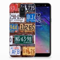 Samsung Galaxy A6 (2018) | Siliconen hoesje | met foto Kentekenplaten