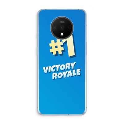 Victory Royale: OnePlus 7T Transparant Hoesje