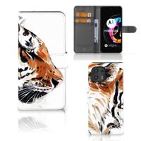 Hoesje Motorola Edge 20 Lite Watercolor Tiger
