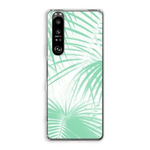 Palmbladeren: Sony Xperia 1 III Transparant Hoesje