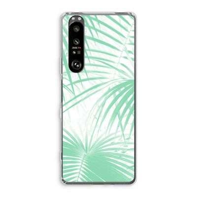 Palmbladeren: Sony Xperia 1 III Transparant Hoesje