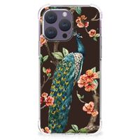 iPhone 15 Pro Max Case Anti-shock Pauw met Bloemen