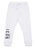 DSQUARED2 KIDS pantalon de jogging à logo imprimé - Blanc - thumbnail