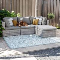 Buitenkleed Brunello Groen Patroon 160x230 Cm Dekbed Discounter - Dekbed-Discounter.nl