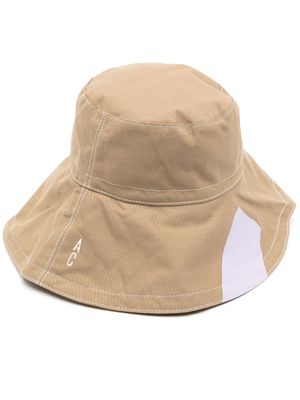 Ally Capellino bob Shade à rayures - Marron