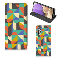 Samsung Galaxy A32 5G Hoesje met Magneet Funky Retro