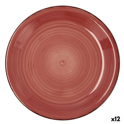 Eetbord Quid Coral Vita Rood Keramisch Ø 27 cm (12 Stuks)
