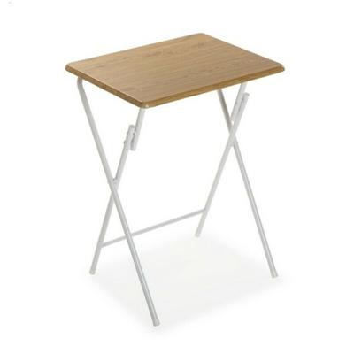 Vouwtafel Versa Geglaceerd kastanje Metaal Hout MDF (37,5 x 65,5 x 47,5 cm)