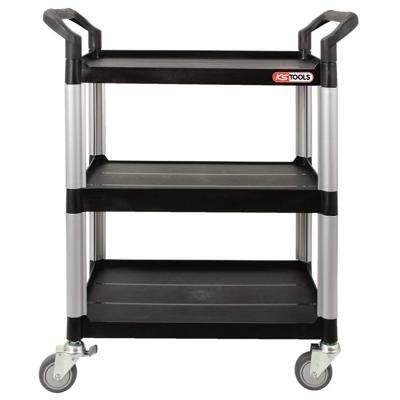 KS Tools 800.0020 Servicewagen Kunststof Kleur (specifiek): Zwart-zilver