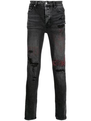 Ksubi jean skinny Van Winkle Maniac - Noir