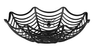 Halloweenmandje Spinnenweb (27 cm)