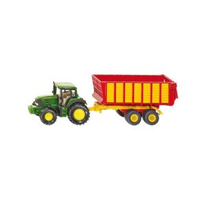 John Deere tractor met aanhanger