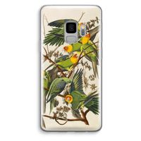 Carolinaparkiet: Samsung Galaxy S9 Transparant Hoesje