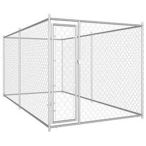 vidaXL Hondenkennel voor buiten 382x192x185 cm