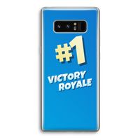 Victory Royale: Samsung Galaxy Note 8 Transparant Hoesje