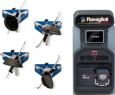Ravaglioli uitlijn apparatuur "rav3d2.0wall.3s".