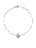 DE BEERS bracelet Aura en or blanc 18ct pavé de diamants taille poire - Argent