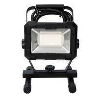 LED bouwlamp op standaard S-rek waterdicht met stekker – 30 Watt - thumbnail