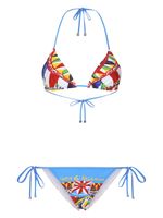 Dolce & Gabbana bikini à imprimé Carretto - Rouge