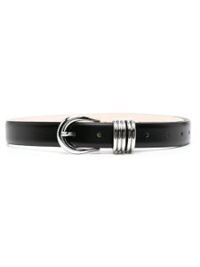 Déhanche ceinture Hollyock en cuir - Noir