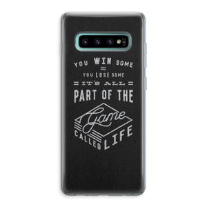 Life: Samsung Galaxy S10 Plus Transparant Hoesje