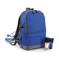 Sportieve rugzak/rugtas - blauw - 18 liters - 44 x 31 x 16 cm - met laptop vak