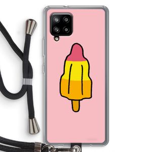 Raketijsje: Samsung Galaxy A42 5G Transparant Hoesje met koord