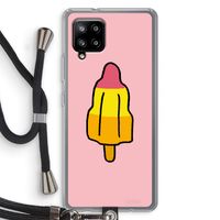 Raketijsje: Samsung Galaxy A42 5G Transparant Hoesje met koord
