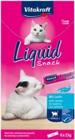 Vitakraft Liquid Snack zalm & omega 3, 6 x 15g