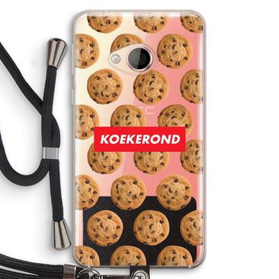 Koekerond: HTC U Play Transparant Hoesje met koord