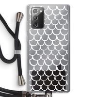 Dakpannetjes: Samsung Galaxy Note 20 / Note 20 5G Transparant Hoesje met koord