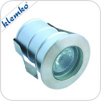 RVS Led plafond Inbouw Armatuur D = 42mm Geel 866080 1W Klemko