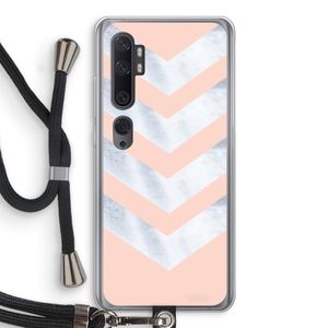 Marmeren pijlen: Xiaomi Mi Note 10 Pro Transparant Hoesje met koord