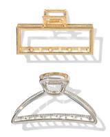 HEMA Haarklem 8cm goud - 2 stuks