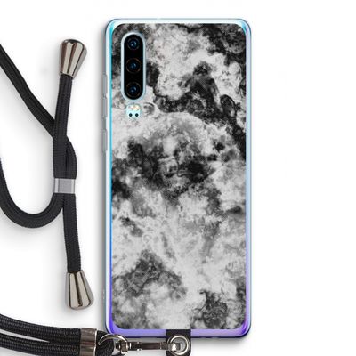 Onweer: Huawei P30 Transparant Hoesje met koord