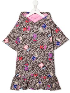 Marc Jacobs Kids robe à motif léopard - Marron