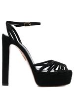 Aquazzura sandales Flow Plateau 130 mm à plateforme - Noir - thumbnail