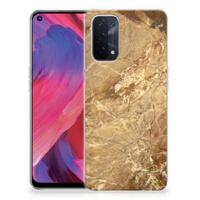 OPPO A93 5G TPU Siliconen Hoesje Marmer Creme