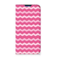 iPhone 14 Pro Max | Hoesje met Magneet | Waves Pink