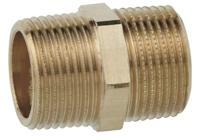 Kirchhoff Dubbele nippel van rood messing, blank, 3/8"ET, (3280) - 988951155